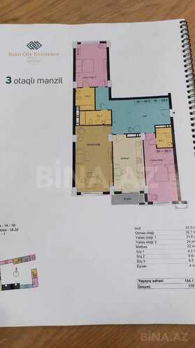 Satılır 3 otaqlı yeni tikili 127.8 m², Şah İsmayıl Xətai m., photo 13 from 15