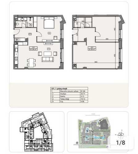 Satılır 2 otaqlı yeni tikili 69.6 m², Nardaran q., photo 21 from 28