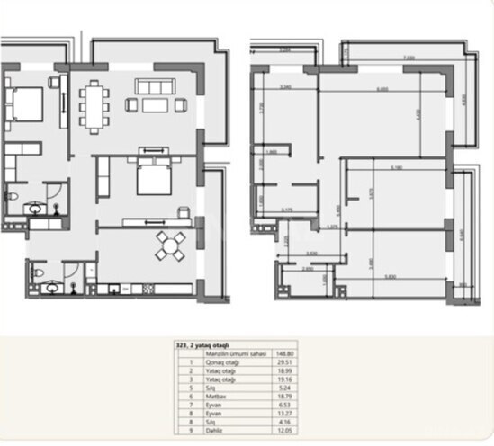 Satılır 3 otaqlı yeni tikili 148.8 m², Nardaran q., photo 5 from 7