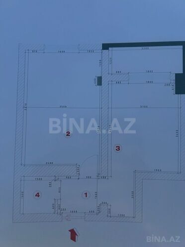 Продаётся 2-комн. новостройка 49 м², м. Азадлыг проспекти, photo 4 from 10