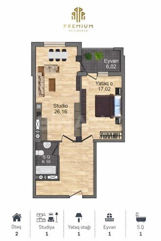 Продаётся 2-комн. новостройка 72 м², Наримановский  р., photo 6 from 7
