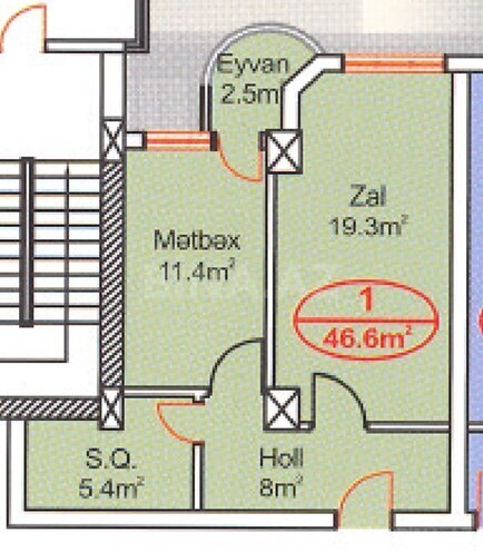Продаётся 1-комн. новостройка 50 м², Хатаинский р., photo 6 from 9