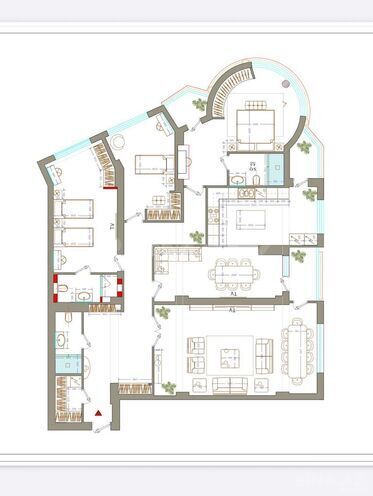 Satılır 5 otaqlı yeni tikili 218 m², Gənclik m., photo 4 from 11