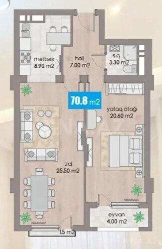 Продаётся 2-комн. новостройка 71 м², м. 28 мая, photo 3 from 8