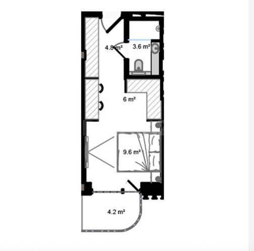 Satılır 1 otaqlı yeni tikili 37 m², Sea Breeze q., photo 4 from 9