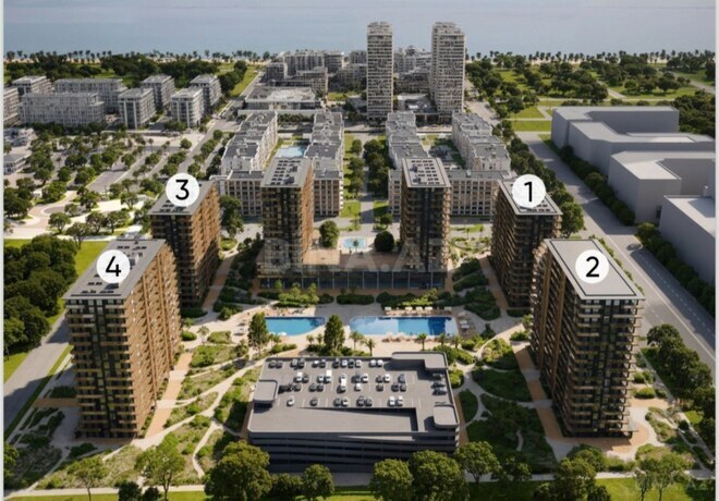 Satılır 1 otaqlı yeni tikili 37 m², Sea Breeze q., photo 1 from 9