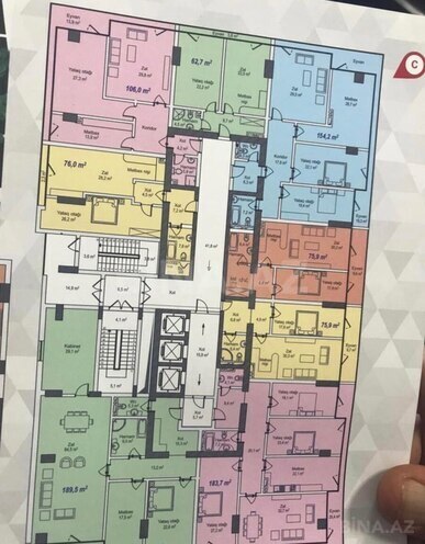 Продаётся 2-комн. новостройка 76 м², м. Шах Исмаил Хатаи, photo 9 from 10