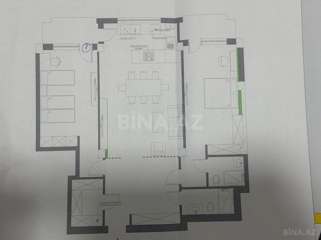 Satılır 3 otaqlı yeni tikili 128 m², Gənclik m., photo 10 from 13