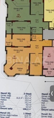 Satılır 3 otaqlı yeni tikili 108 m², Gənclik m., photo 17 from 18