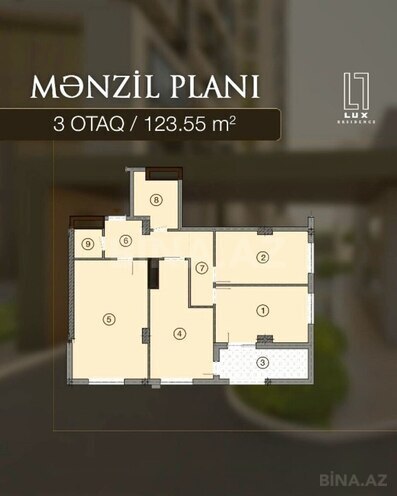 Satılır 3 otaqlı yeni tikili 123.5 m², Yasamal r., photo 3 from 22