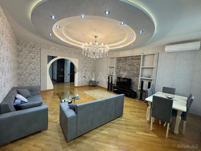 İcarəyə verilir 3 otaqlı yeni tikili 130 m², Nizami m., photo 3 from 12