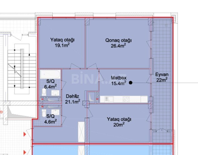 Satılır 3 otaqlı yeni tikili 135 m², Ağ şəhər q., photo 5 from 15