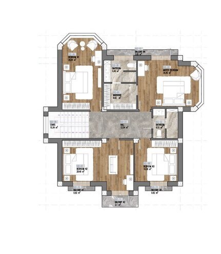 Satılır 8 otaqlı həyət evi/bağ evi 390 m², Sea Breeze q., photo 12 from 27
