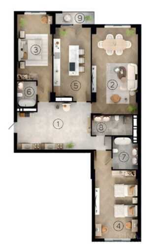 Satılır 3 otaqlı yeni tikili 171.2 m², Şah İsmayıl Xətai m., photo 3 from 13