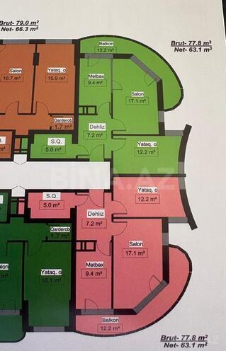 Продаётся 2-комн. новостройка 77.8 м², пос. Локбатан, photo 4 from 8