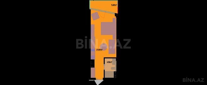 Satılır 1 otaqlı yeni tikili 43.7 m², Nardaran q., photo 7 from 8