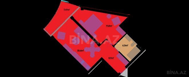 Satılır 2 otaqlı yeni tikili 72.3 m², Nardaran q., photo 7 from 8