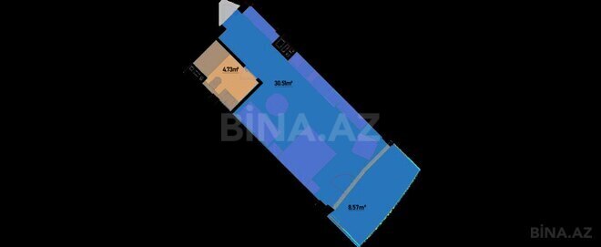Satılır 1 otaqlı yeni tikili 50 m², Nardaran q., photo 7 from 8