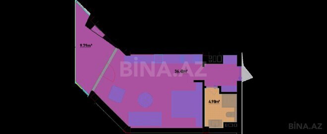Satılır 1 otaqlı yeni tikili 58.9 m², Nardaran q., photo 7 from 8