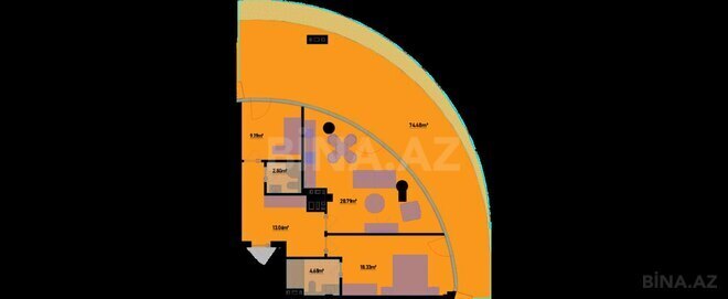 Satılır 3 otaqlı yeni tikili 162.8 m², Nardaran q., photo 7 from 8
