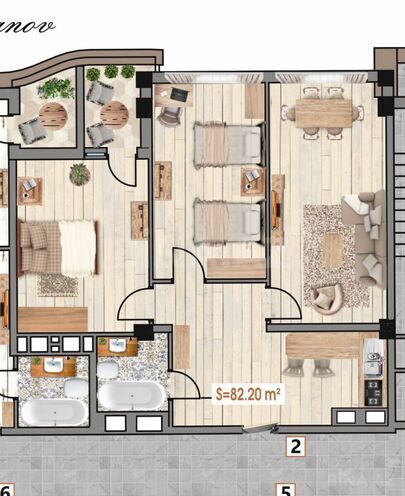 Satılır 2 otaqlı yeni tikili 82.2 m², Bakıxanov q., photo 8 from 9