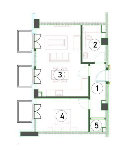 Satılır 5 otaqlı yeni tikili 176.2 m², Ağ şəhər q., photo 3 from 8