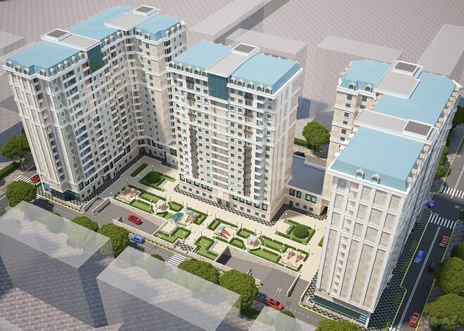 Satılır 3 otaqlı yeni tikili 117.5 m², Nəriman Nərimanov m., photo 1 from 17