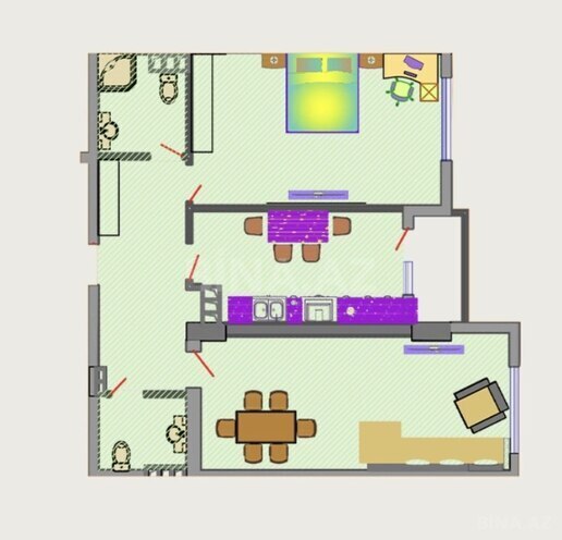 Satılır 2 otaqlı yeni tikili 92 m², photo 3 from 6