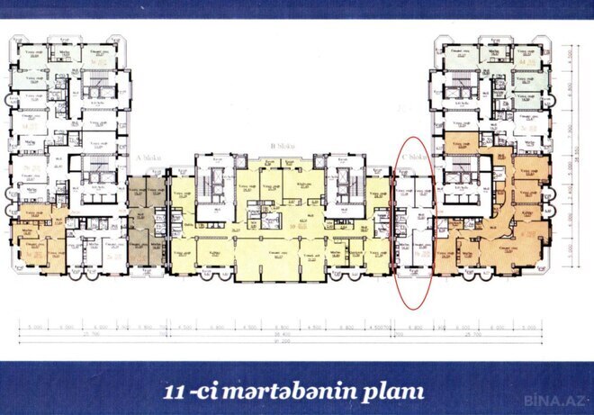 Продаётся 3-комн. новостройка 106 м², м. Элмляр Академиясы, photo 30 from 31