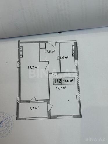 Продаётся 2-комн. новостройка 62 м², м. Кара Караев, photo 3 from 7
