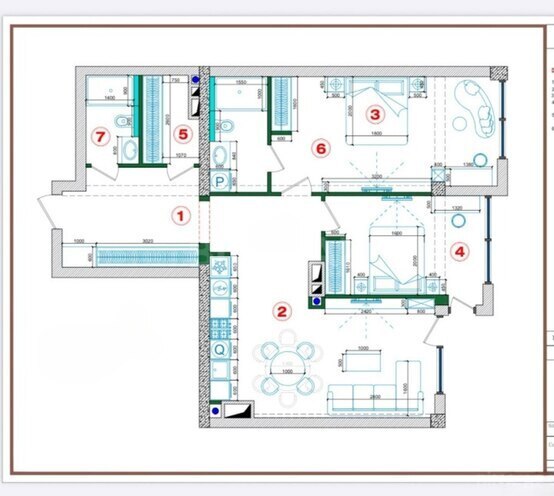 Сдаётся 3-комн. новостройка 102 м², м. 28 мая, photo 28 from 30