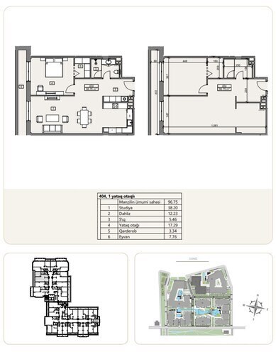 Satılır 2 otaqlı yeni tikili 96.8 m², Sea Breeze q., photo 10 from 11