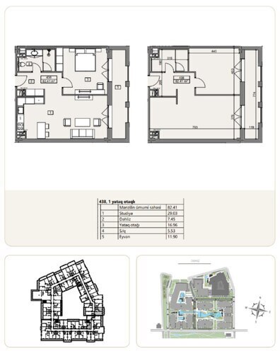 Satılır 2 otaqlı yeni tikili 82.4 m², Sea Breeze q., photo 10 from 11