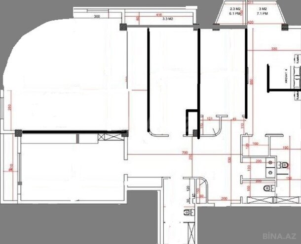 Продаётся 4-комн. новостройка 198 м², Насиминский  р., photo 18 from 19