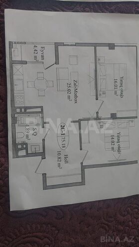 Satılır 3 otaqlı yeni tikili 80 m², 20 Yanvar m., photo 16 from 17