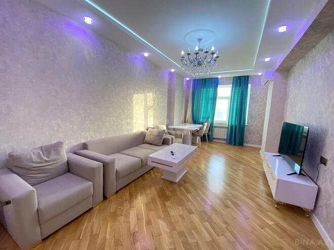 İcarəyə verilir 3 otaqlı yeni tikili 130 m², Şah İsmayıl Xətai m., photo 1 from 17