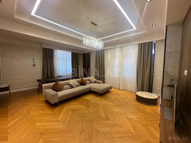İcarəyə verilir 3 otaqlı yeni tikili 140 m², Nizami m., photo 1 from 13