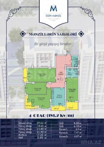 Satılır 4 otaqlı yeni tikili 184 m², Nəriman Nərimanov m., photo 4 from 11