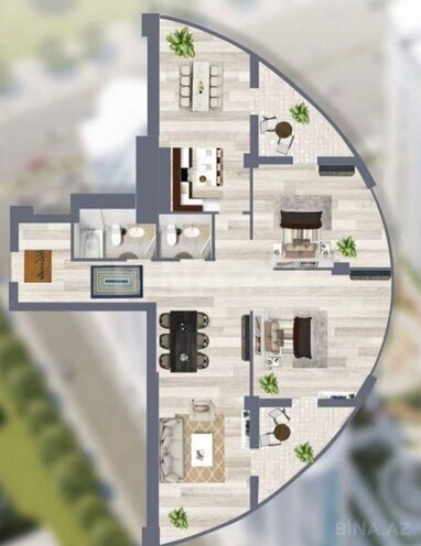 Продаётся 3-комн. новостройка 125 м², Хатаинский р., photo 3 from 6