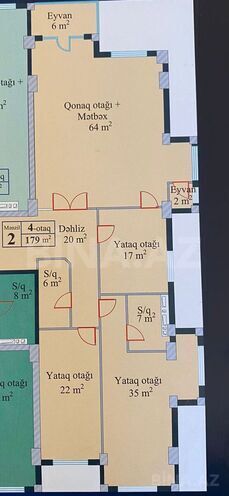 Satılır 4 otaqlı yeni tikili 179 m², Şah İsmayıl Xətai m., photo 18 from 19