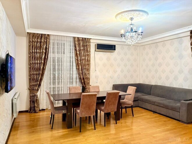 İcarəyə verilir 3 otaqlı yeni tikili 130 m², Nəriman Nərimanov m., photo 1 from 14