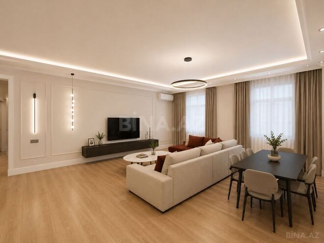 İcarəyə verilir 3 otaqlı yeni tikili 142 m², Sahil m., photo 4 from 19
