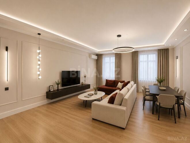 İcarəyə verilir 3 otaqlı yeni tikili 142 m², Sahil m., photo 3 from 19