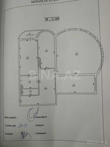 Satılır 3 otaqlı yeni tikili 144 m², Şah İsmayıl Xətai m., photo 4 from 7