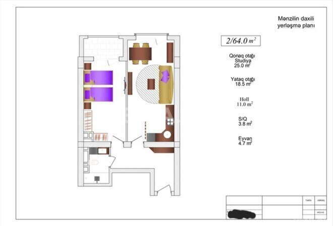 Satılır 2 otaqlı yeni tikili 64 m², Nəsimi r., photo 31 from 32