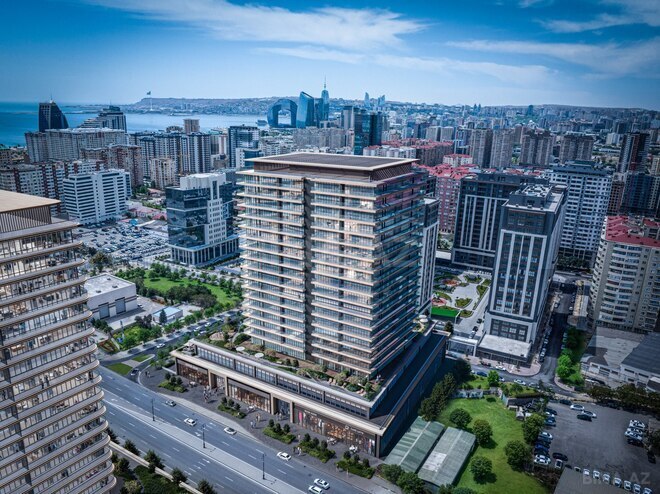 Satılır 2 otaqlı yeni tikili 96.7 m², Şah İsmayıl Xətai m., photo 1 from 6