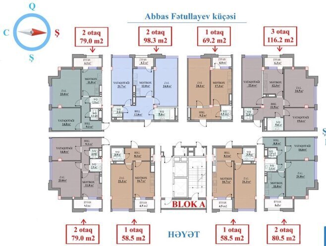Продаётся 3-комн. новостройка 85 м², Сураханский  р., photo 6 from 15