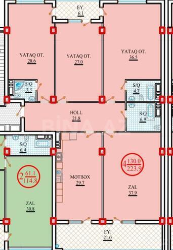 Satılır 4 otaqlı yeni tikili 223 m², Şıxov q., photo 4 from 11