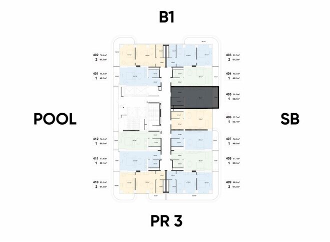 Продаётся 1-комн. новостройка 59.5 м², пос. Sea Breeze, photo 5 from 6