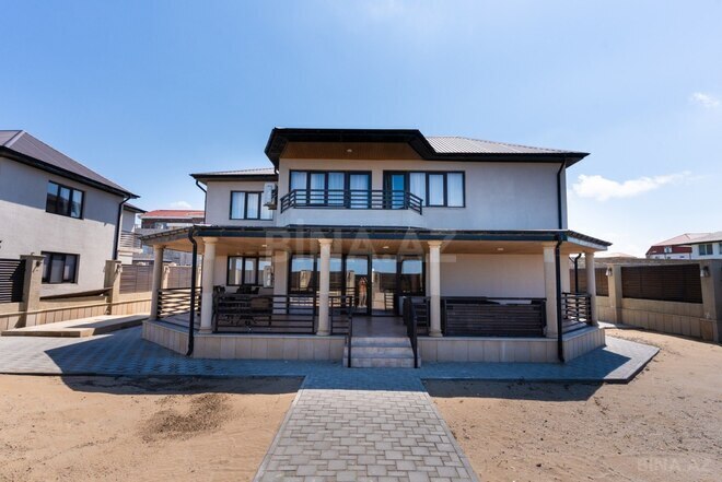 İcarəyə verilir 5 otaqlı həyət evi/bağ evi 370 m², Xəzər r., photo 1 from 18